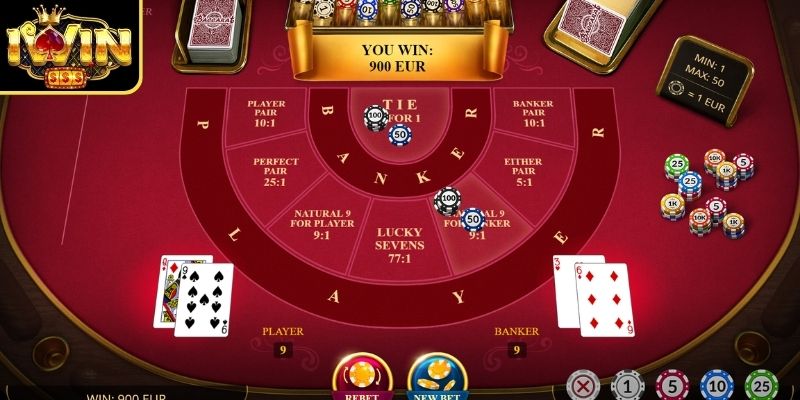 Baccarat Online Iwin – Cách Chơi Dễ Hiểu Cho Người Mới 2 Hướng dẫn xác định tổng điểm và bên thắng trong mỗi ván